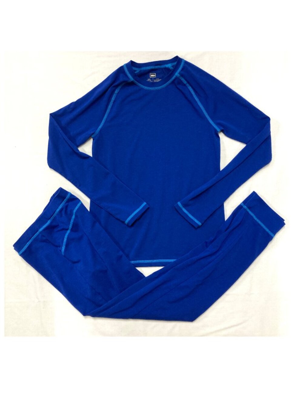 REI Base Layer Kids Boys Large 14 16 2 piece set Long Underwear Lightweight